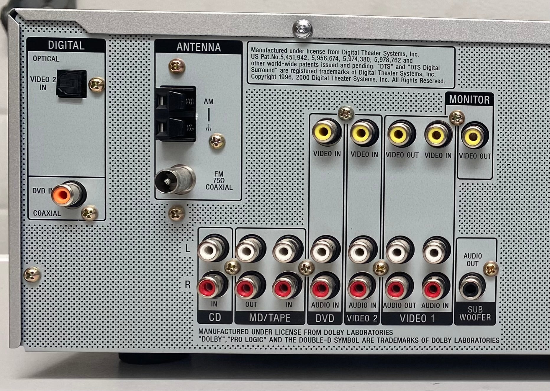 Sony receiver stereoanlæg